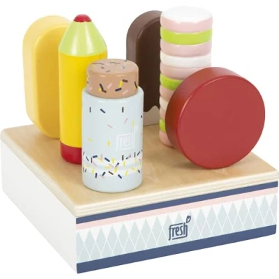 Afbeelding van Small Foot Houten Ijsjes Fresh met Standaard, 7dlg.