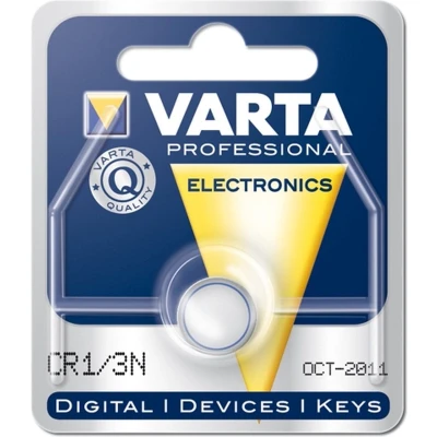 Afbeelding van varta 06131101401 knoopcel batterij 3,0V 11,6MM CR1/3N 3V 170MAH lithium geschikt voor 11,6X10,8mm