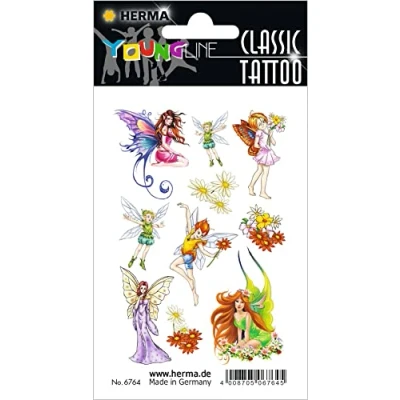 Afbeelding van HERMA 6764 Classic Tattoos Colour feeën