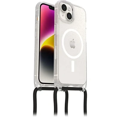 Afbeelding van OtterBox React Necklace MagSafe iPhone 14 Hoesje met Koord Glitter
