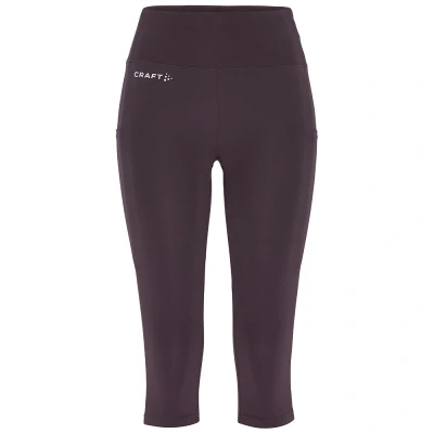 Afbeelding van Craft ADV Essence Collant Capri 2 W DK Plum, S, innovant et durable, avec polyester recyclé, Legging respirant pour un entraînement intense