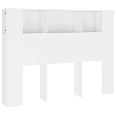 Afbeelding van vidaXL Hoofdbordkast, wit, 140 x 18,5 104,5 cm