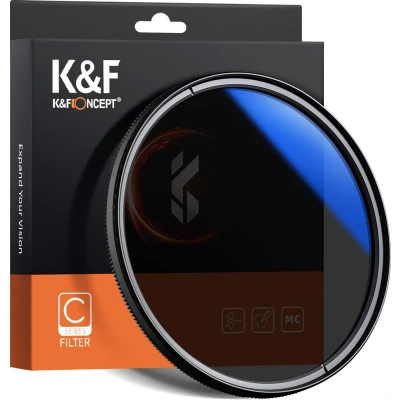 Afbeelding van K&amp;F Concept 52mm CPL circulair polarisatiefilter HMC slim