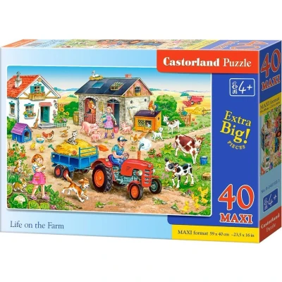 Afbeelding van Castorland Vloerpuzzel Life On The Farm 40 Stukjes Maxi