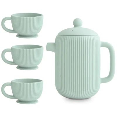 Afbeelding van Mushie theeservies cambridge blue 5 delig