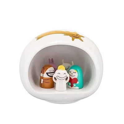 Image de Alessi Crêche Presepe Blanche et ses 10 figurines AMGI10SET