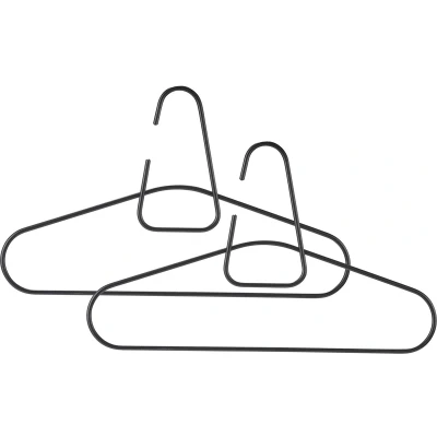 Afbeelding van Zone Denmark A Hanger 40,6 x 24,2 cm 2 stuks Black