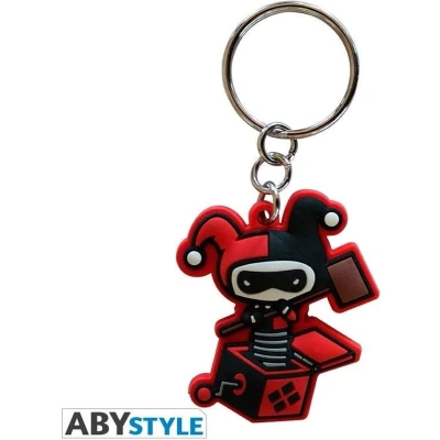 Afbeelding van DC COMICS Keychain PVC Harley Quinn X4
