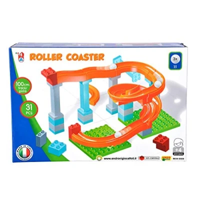 Afbeelding van Androni Knikkerbaan Roller Coaster Set, 31dlg.