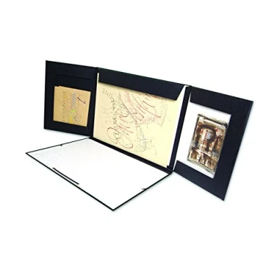 Afbeelding van Clairefontaine 48605C een tekenkarton met hoezen en elastische sluiting, 32 x 45 cm, zwart