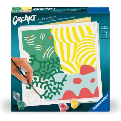 Afbeelding van Ravensburger CreArt Organic Vibes Schilderen op nummer voor volwassenen