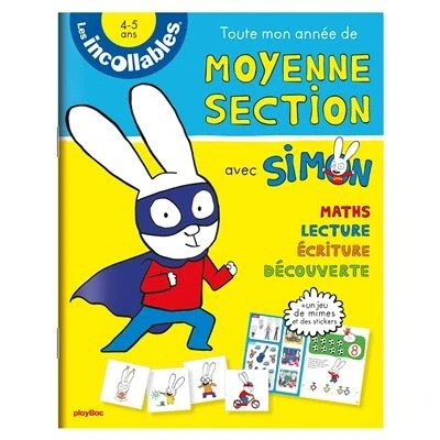 Image de Les Incollables Toute mon année de moyenne section avec Simon