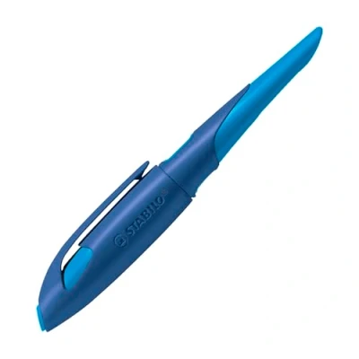 Image de STABILO Stylo plume EASYbirdy R, droitiers, bleu/azur