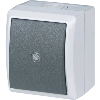 Afbeelding van REV 0511641777 Wisselschakelaar Compleet AquaForm Lichtgrijs