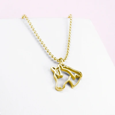 Image de Ponytail&amp;Co Pendentif Cheval Or