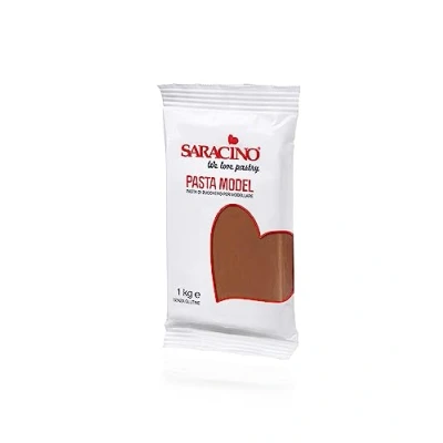 Afbeelding van Saracino Modelling Paste Bruin 1kg