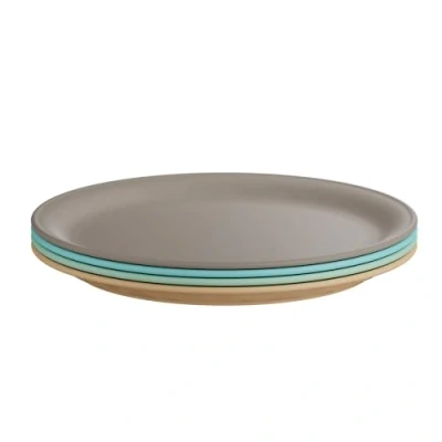 Afbeelding van nip Baby en kinderborden met motief, kinderservies, vaatwasmachinebestendig, extra plat perfect voor bijgerechten, BPA vrije kunststof borden, melaminevrij,