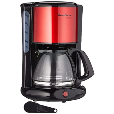 Afbeelding van Elektrisch koffiezetapparaat Moulinex FG360D11 Rood Zwart/Rood Rood/Zwart 1000 W 1,25 L