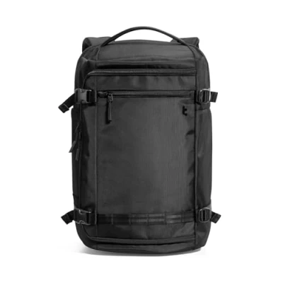 Afbeelding van tomtoc 38 liter reisrugzak, TSA goedgekeurde handbagage, waterdicht, licht, duurzaam, grote laptoptas van 17,3 inch, zwart, l, computerrugzak, zwart., Computer rugzak