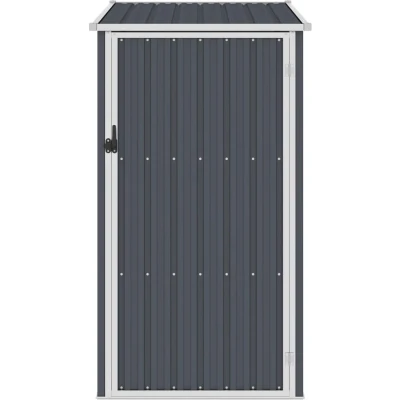 Afbeelding van Tuinschuur 87x98x159 cm gegalvaniseerd staal antraciet