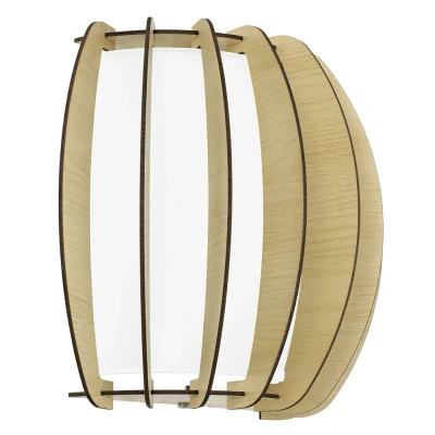 Afbeelding van EGLO Stellato 1 Wandlamp Lichts Ø285mm. Wit Ahorn,