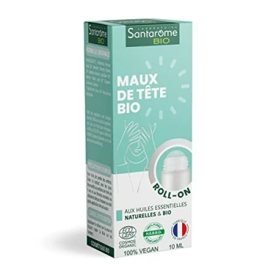Afbeelding van Santarome Organic Hoofdpijn Roll On 10 ml