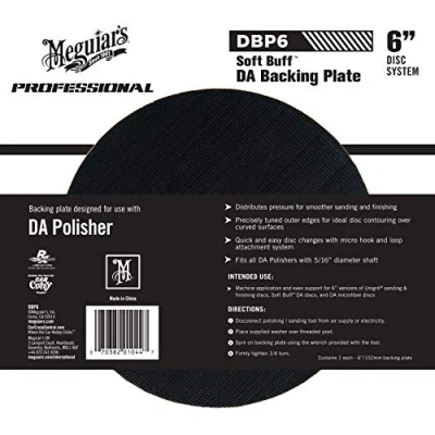 Afbeelding van Meguiars Soft Buff Backing Plate 6&#039;&#039; voor Dual Action Polisher