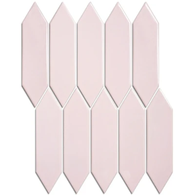 Afbeelding van The Mosaic Factory Paris Picket Pink Glossy