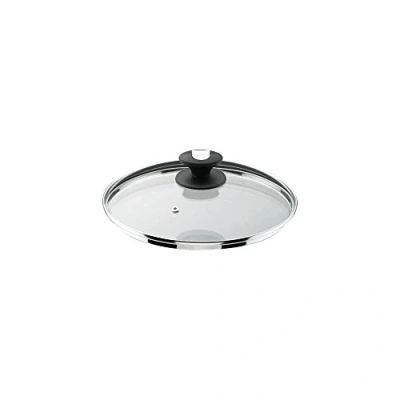 Image de Couvercle en Verre bord inox 22 cm Lacor Transparent