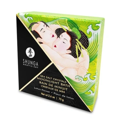Image de SHUNGA Bain De Minuit Cristaux Mer Fleur Lotus Vert