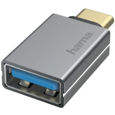 Afbeelding van Hama Usb Otg Adapter C Stekker Aansluiting 3.2 Gen1 5 Gbit/S Alu