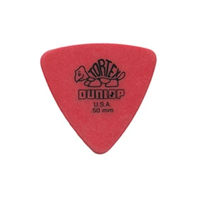 Afbeelding van Dunlop Tortex Triangle plektrums 0,50 6er Set, rood Plectrum set