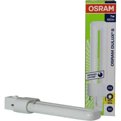 Afbeelding van Osram 265670 spaarlamp, G23, 7 W