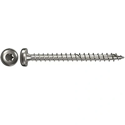 Afbeelding van Fischer 657373 Spaanplaatschroeven 4.5 mm 30 Binnen T, Interne vertanding, TX, Torx, T profiel RVS V2A Corrosiebestendig 200 stuk(s)