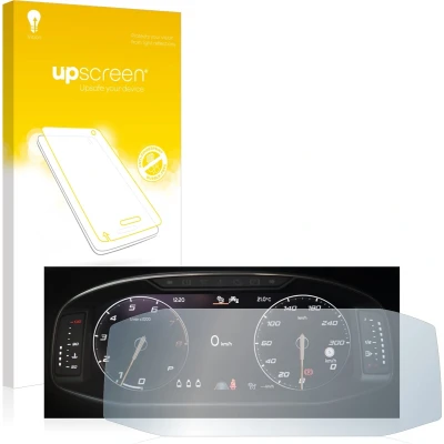 Afbeelding van upscreen Screenprotector voor Seat Ateca Facelift 10.25&quot; Snelheidsmeter Folie Beschermfolie anti glare matte