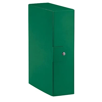 Afbeelding van Esselte Eurobox Opbergdoos voor A4 documenten, rugbreedte 10 cm, Dorsogroen, cm