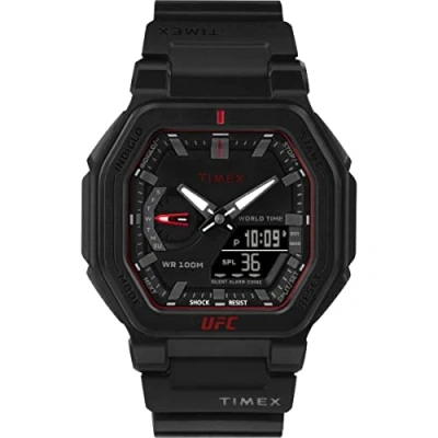 Afbeelding van Timex UFC Colossus TW2V55200 Horloge Kunststof Zwart Ø 45 mm