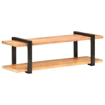 Afbeelding van Tv meubel 130x40x40 cm massief acaciahout