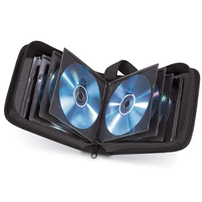 Afbeelding van Hama Cd Wallet Nylon 20 Zwart