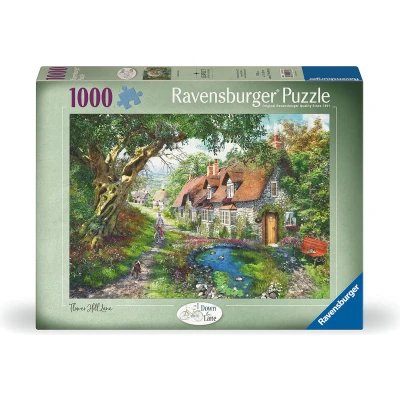 Afbeelding van Ravensburger puzzel Flower Hill Lane Legpuzzel 1000 stukjes