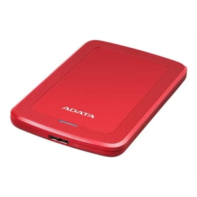 Image de ADATA HV300 Disque dur 2 To externe (portable) USB 3.1 AES 256 bits rouge