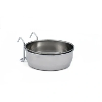 Afbeelding van BZ hondenvoerbak Coopcup metaal met Houder 15cm 900ml