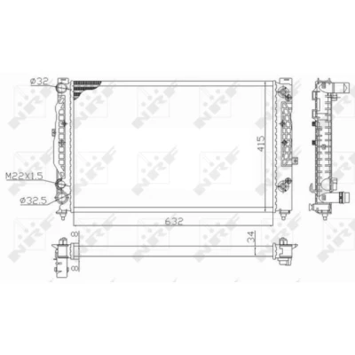 Afbeelding van Radiateur NRF 59101