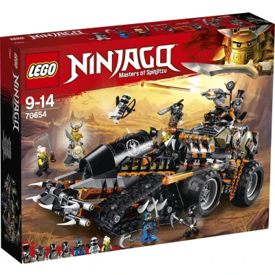 Afbeelding van LEGO® NINJAGO® Het gevechtsvoertuig Dieselnaut spel voor kinderen vanaf 9 jaar, bouwstenen jongens en meisjes, 1179 onderdelen 70654