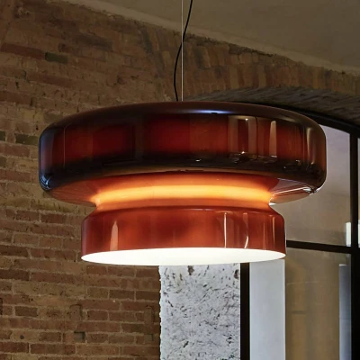 Afbeelding van Marset Bohemia hanglamp Ø84 retrofit amber