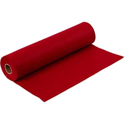 Afbeelding van Hobbyvilt, b: 45 cm, dikte 1,5 mm, 5 m, antiek rood