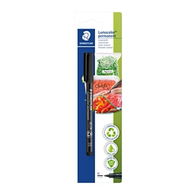 Afbeelding van Staedtler Lumocolor 317 9 BK 1 permanente marker voor de keuken, zwart