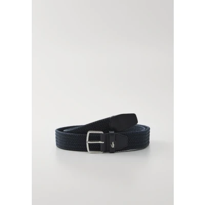 Afbeelding van LACOSTE Riem Casual Stretch Wowen Belt W100 Bleu Nuit Blauw