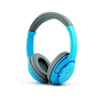 Afbeelding van ESP eranza Libero Headset Hoofdband Bluetooth Blauw, Grijs (6 h, Draadloze), Koptelefoon,