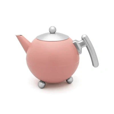 Afbeelding van Bredemeijer Theepot Bella Ronde 1,2L Blush dubbelwandig
